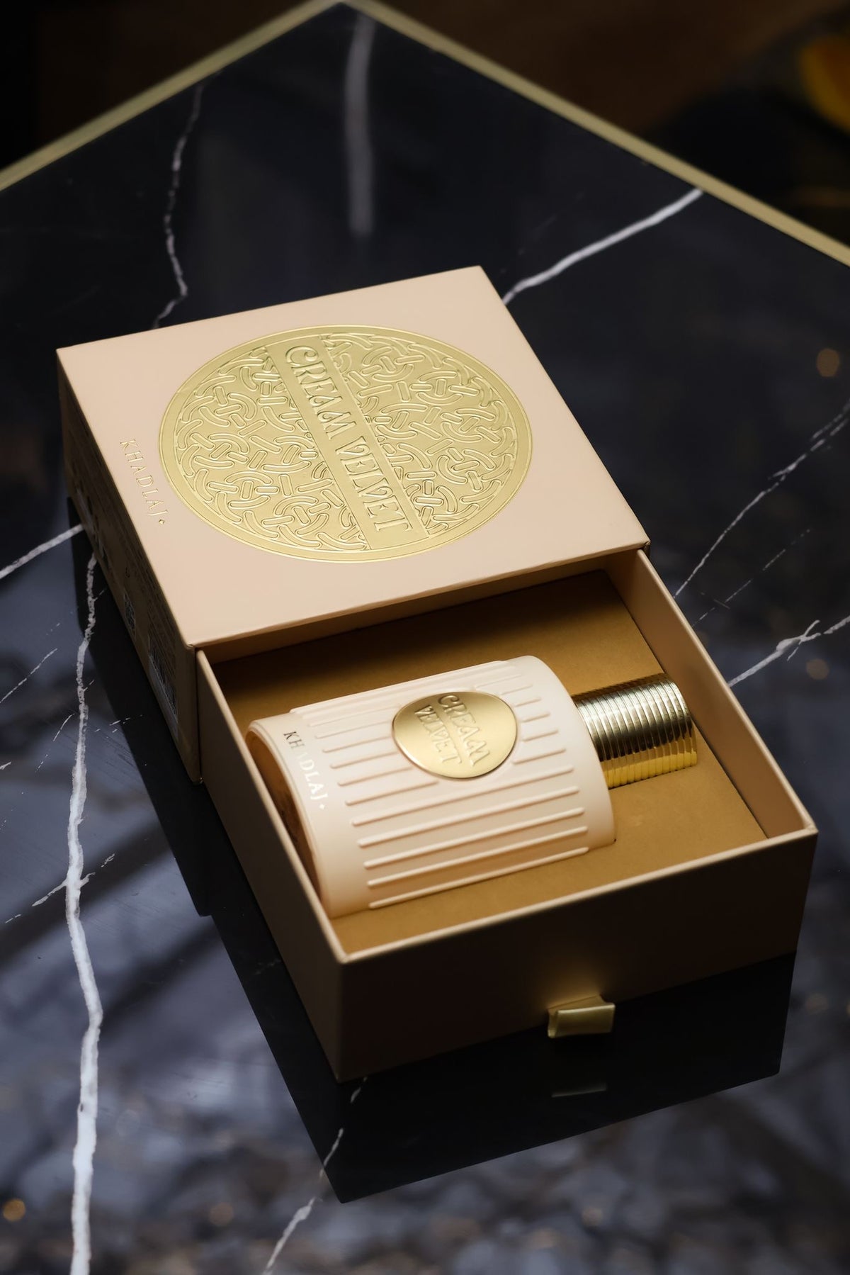 Cream Velvet Khadlaj Perfumes